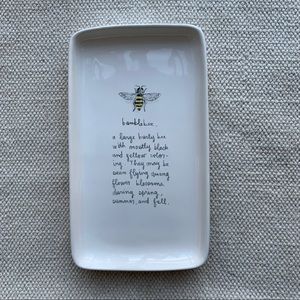 Rae Dunn | Bumblebee | Trinkets Tray/Dish